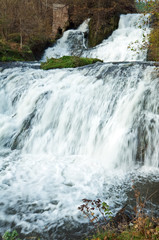 Waterfall on Autumn River
