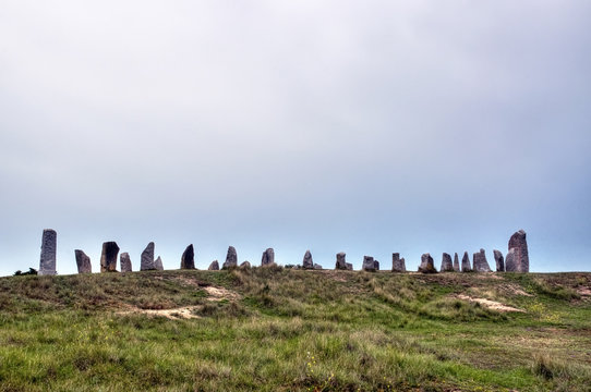 Menhirs &agrave; Agon Coutainville