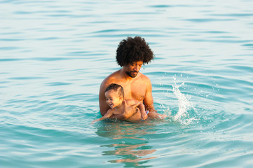 Swimming lesson