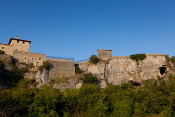 Fototapeta na wymiar Vista de Puentedey, Burgos, Castilla y León, España