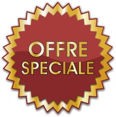 étiquette offre spéciale