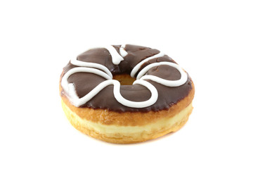 Chocolate Donut isolated in white background