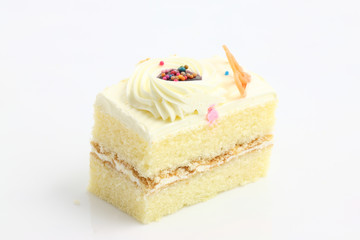 Cake isolated in white background