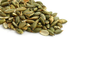 pumpkin seed isolated in white background