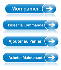 Boutons Web E-COMMERCE (e-shopping ajouter au panier commander)