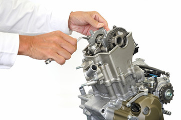 バイクエンジンの整備