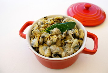cassolette de palourdes cuisinées