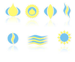 Obraz premium Set of symbols