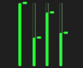 Power and Loading Bar on website