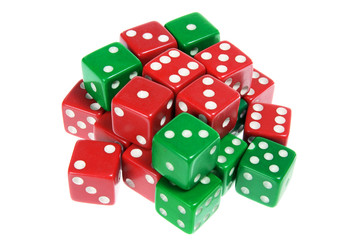 Green and Red Dice