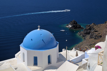 Fototapeta na wymiar Oia Church, Santorini Island,Greece