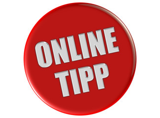Button rot rund ONLINE TIPP