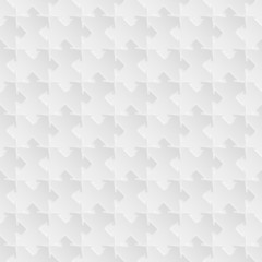 Vector seamless gray puzzle background