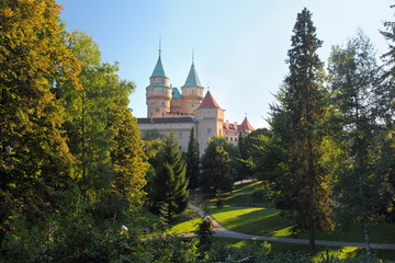 Castle Bojnice and park - Slovakia