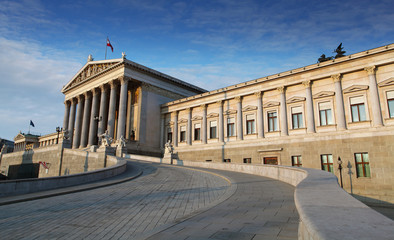 Naklejka premium Austrian Parliament in Vienna
