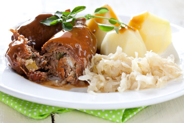 frische Fleischrouladen