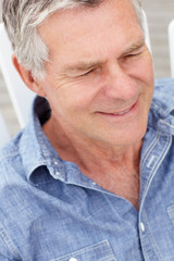 Senior man head and shoulders