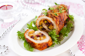 stuffed turkey breast