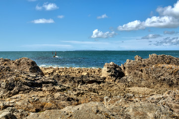 La Hague - Vue sur l'île d'Aurigny