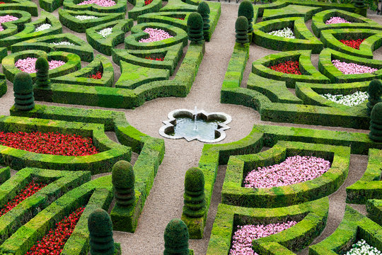 jardin fran&ccedil;ais, Villandry, France