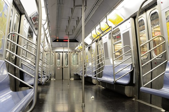 Empty Subway Car