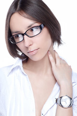woman glasses optic