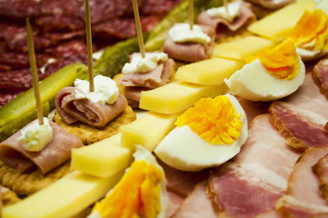 Catering food close up