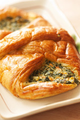 Spinach croissant