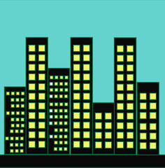 Obraz premium City Scrapper