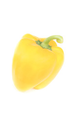 yellow pepper isolated on white background