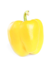 yellow pepper isolated on white background