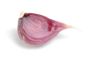 garlic   isolation  on white