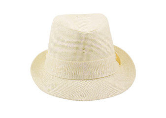 Beautiful hat isolated on white background