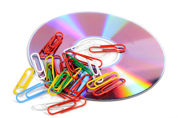 Paper clips and DVD