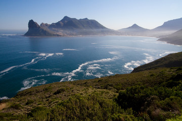 A scenic bay along the coast of South Africa
