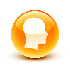 icône homme tête / men icon