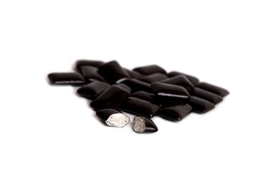 Black bubble gum