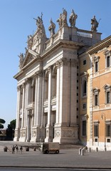 Obraz premium facade of Basilic St.John on Lateran in Rome
