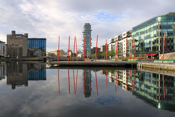 Fototapeta premium Grand Canal Dock Dublin