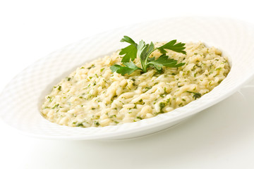 Risotto alle Erbe - Isolated