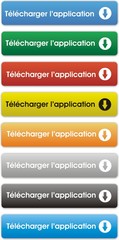 boutons télécharger l'application