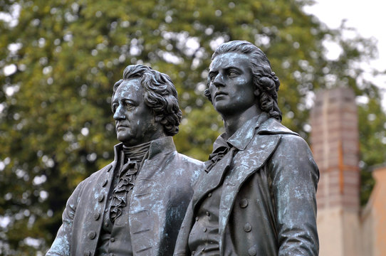 Weimar Goethe Schiller Denkmal