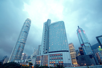 Obraz premium Hong Kong skylines