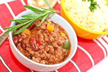 Chili con carne mit Rindfleisch