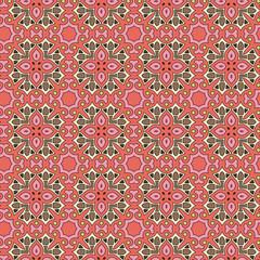Seamless and elegant Baroque pattern with flowers