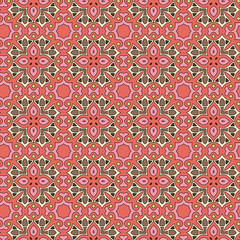 Seamless and elegant Baroque pattern with flowers