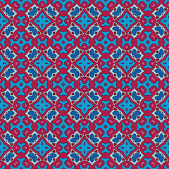 Seamless and elegant Baroque pattern with flowers