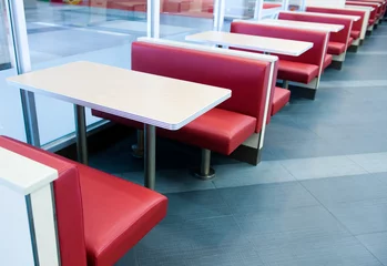 Tableaux ronds sur plexiglas Restaurant interior of a restaurant