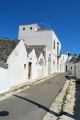 Una visione dei famosi Trulli di Alberobello