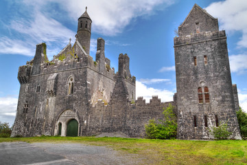 Fototapeta na wymiar Zamek Dromore w Co Limerick, Irlandia